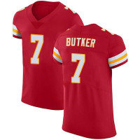 Mens Kansas City Chiefs Harrison Butker Red Elite Team Color Vapor Untouchable Jersey